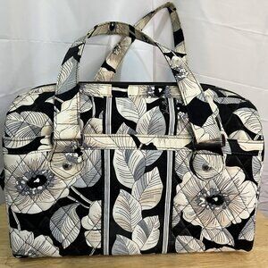 Vera Bradley Caroline Shoulder Handbag Purse in Camellia Print Blue Floral